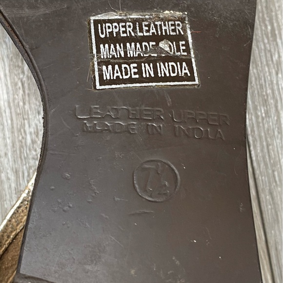 Seychelles Women’s Beaded Open Toe Sandals Leather Ankle Strap Size 7.5 - Picture 16 of 16